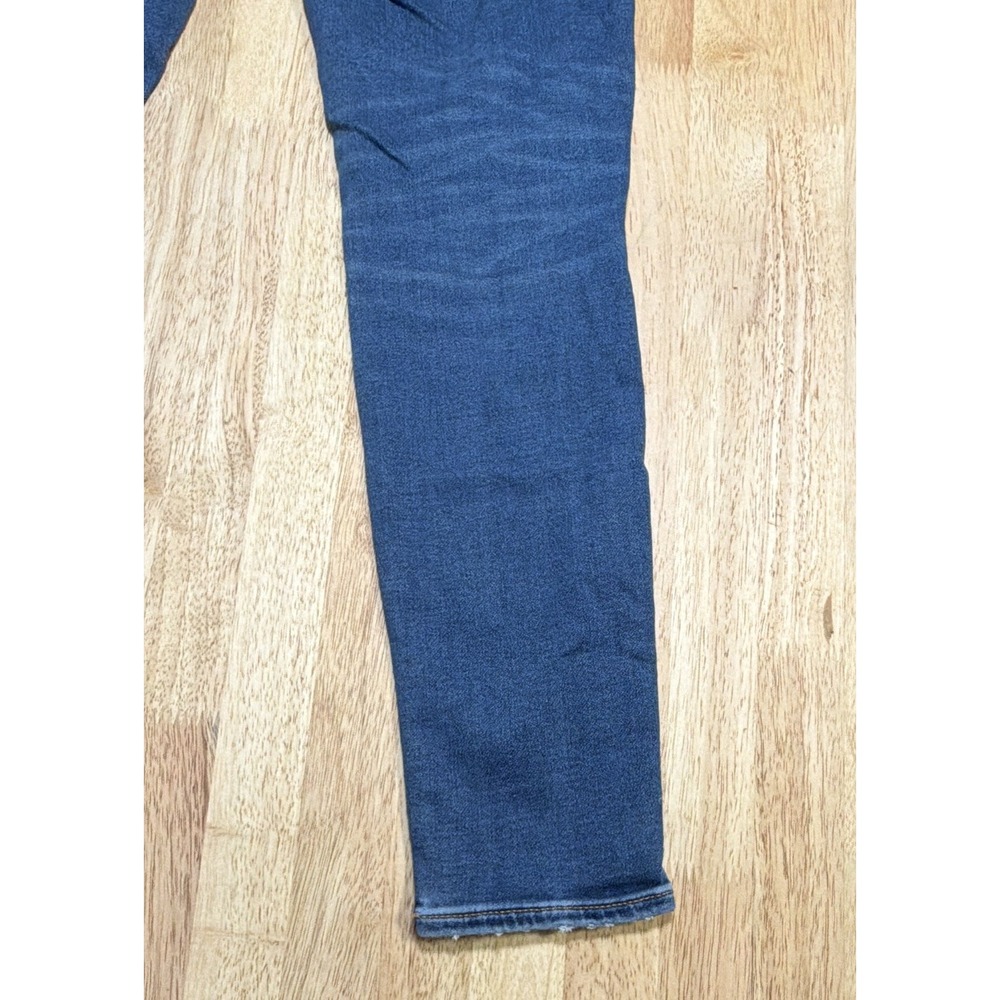 American Eagle Next Level Stretch Hi-Rise Blue Distressed Women's Size 10 - Picture 11 of 16